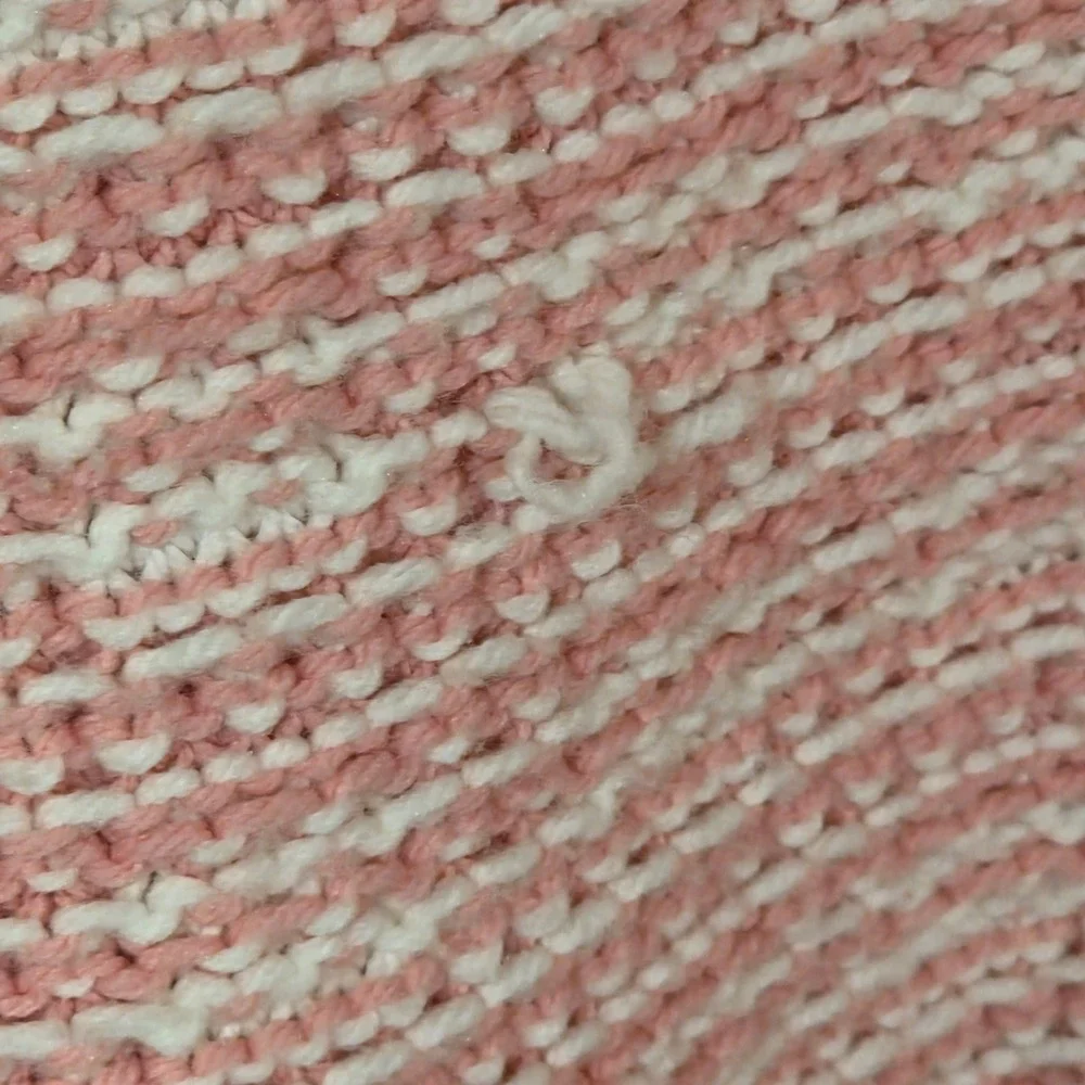 Handmade pink white